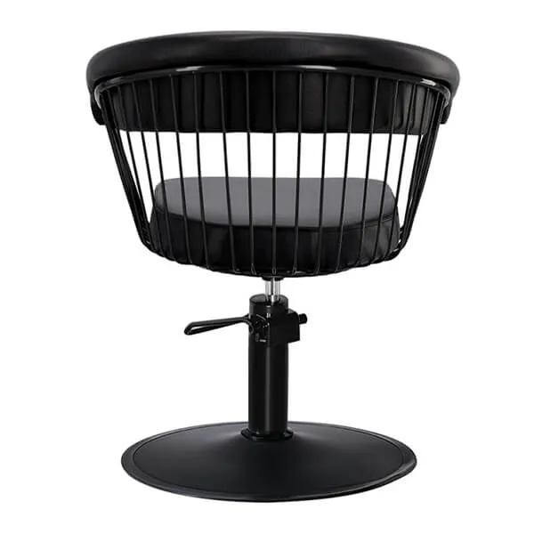 valentino-black-salon-chair-round-gold-base-rear-view.webp