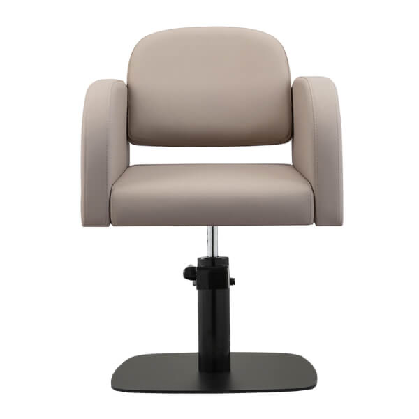 amalfi-salon-chair-latte-square-matt-black-base-front-view.webp