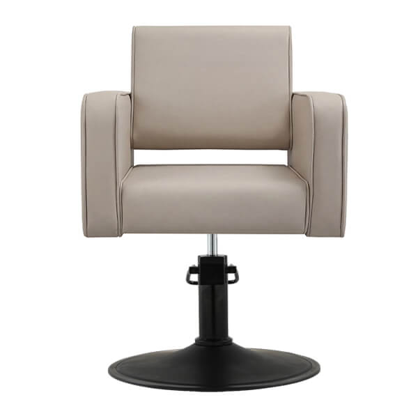 madrid-salon-chair-latte-round-matt-black-base-front-view.webp