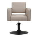 madrid-salon-chair-latte-round-matt-black-base-front-view.webp