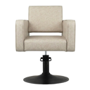 madrid-salon-chair-taupe-round-matt-black-base-front-view.webp
