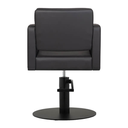 zahra-salon-chair-black-round-flat-satin-black-base-rear-view.webp
