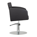 zahra-salon-chair-black-round-chrome-base-side-view.webp