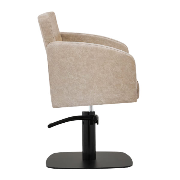 zahra-salon-chair-taupe-square-matt-black-base-side-view.webp