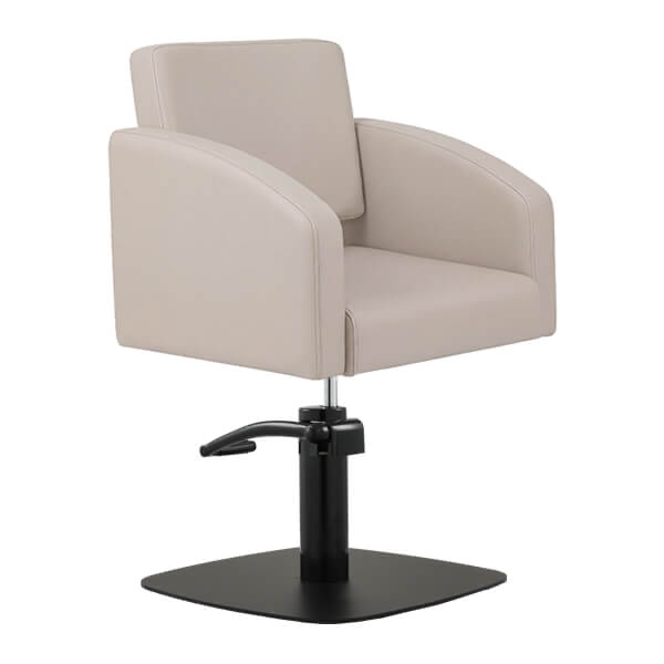 zahra-salon-chair-latte-square-matt-black-base-front-angle-view.webp