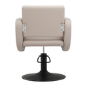 ayla-salon-chair-latte-round-matt-black-base-rear-view.webp