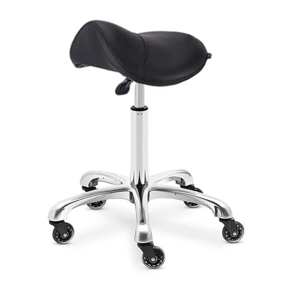 [MS03-BM-CB] Saddle Medi Stool - Black