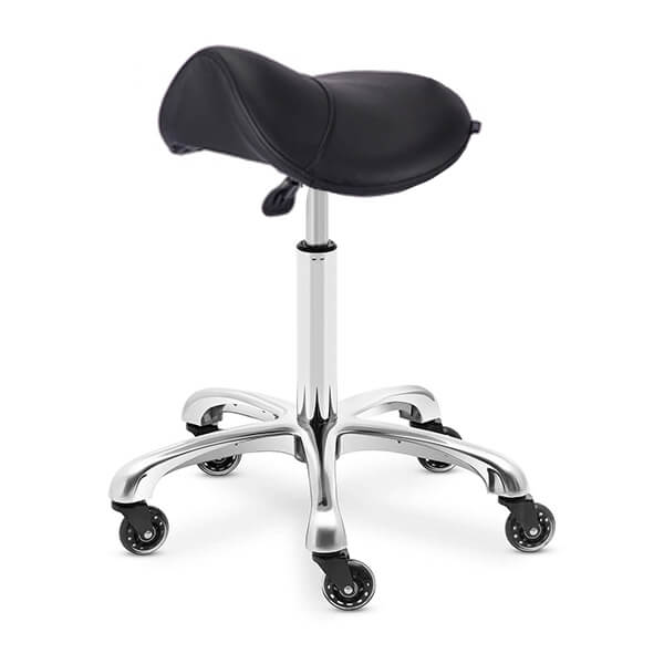 [MS03-BM-CB] Tabouret Medi en selle - Noir