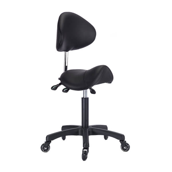 Saddle Medi Stool S2 With Tilt - Black