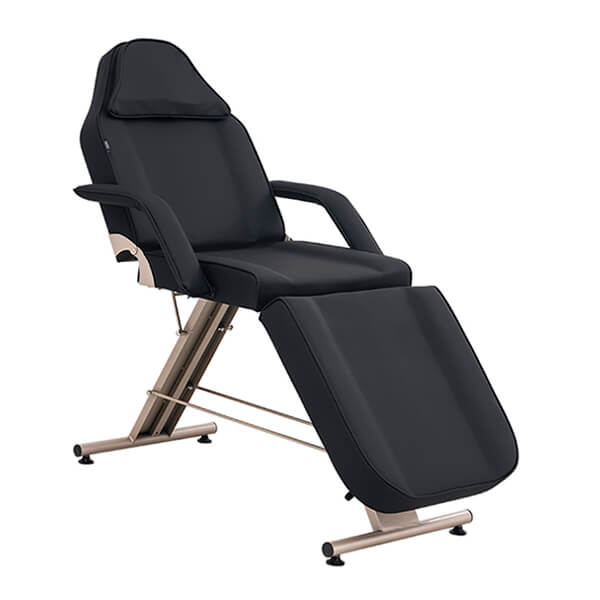 [BB13-BL] Lit de Beauté Hydra Beige Or - Noir